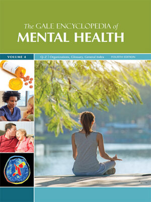 cover image of Gale Encyclopedia of Mental Health